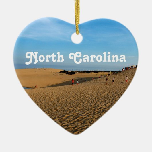 North Carolina Shore Keramisch Ornament (Voorkant)