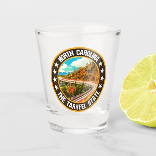 North Carolina Shot Glas (Voorkant)