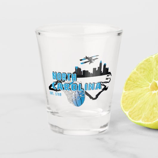 North Carolina Shot Glass Shot Glas (Voorkant)