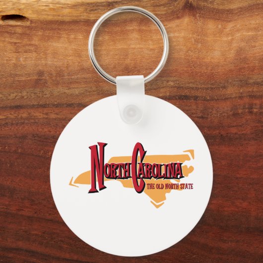 North Carolina Sleutelhanger (Voorkant)
