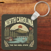 North Carolina Sleutelhanger (Achterkant)
