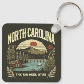 North Carolina Sleutelhanger (Achterkant)