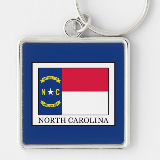 North Carolina Sleutelhanger (Voorkant)
