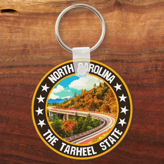 North Carolina Sleutelhanger (Voorkant)