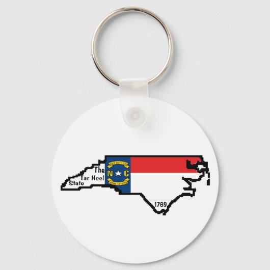 North Carolina Sleutelhanger (Voorkant)