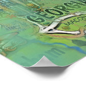 North Carolina South Carolina USA Poster (Hoek)