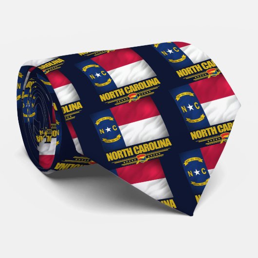 North Carolina (SP) Stropdas (Opgerold)