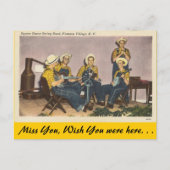 North Carolina, Square Dance Band, Fontana Village Briefkaart (Voorkant)