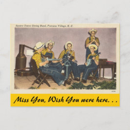 North Carolina, Square Dance Band, Fontana Village Briefkaart