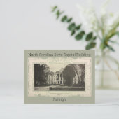North Carolina State Capital Building Briefkaart 1 (Staand voorkant)