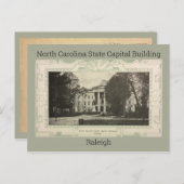 North Carolina State Capital Building Briefkaart 1 (Voorkant / Achterkant)