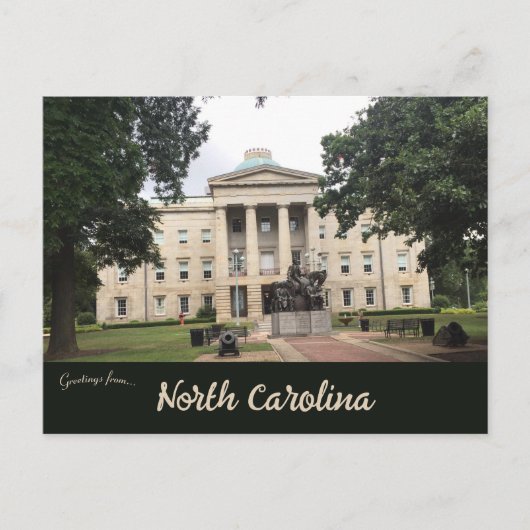 North Carolina State Capitol Briefkaart (Voorkant)