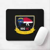 North Carolina State Flag Bbq NC 1776 Onafhankelij Muismat (Met muis)