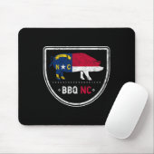 North Carolina State Flag BBQ NC Muismat (Met muis)