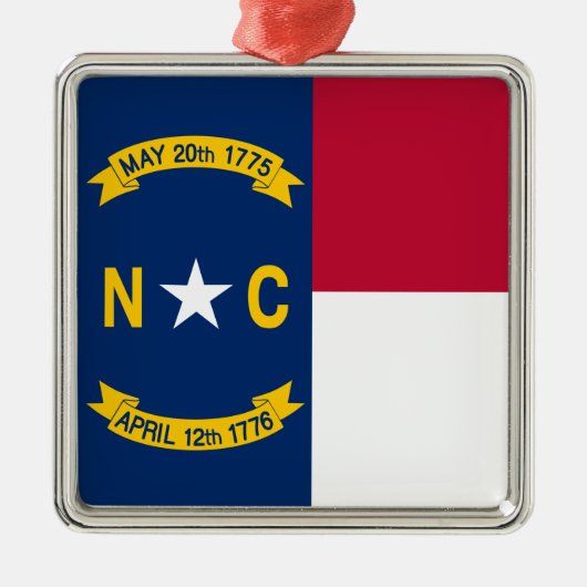 North Carolina State Flag Ceramic Ornament (Voorkant)