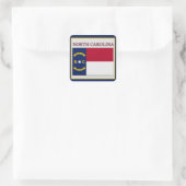 North Carolina State Flag Design Sticker (Tas)