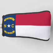 North Carolina State Flag Golf Head Hoesje Golfheadcover (Voorkant)