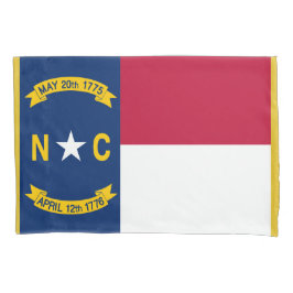 North Carolina State Flag Print Patriot Kussensloop