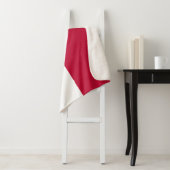 North Carolina State Flag Print Patriottisch Sherpa Deken (In situ)