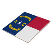 North Carolina State Flag Tegel Tegeltje (Zijkant)