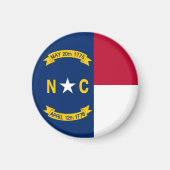 North Carolina State Flag Verenigde Staten Magneet (Voorkant)