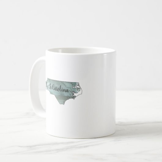 North Carolina State Illustration Koffiemok (Voorkant links)