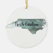 North Carolina State Illustration Ornament (Voorkant)