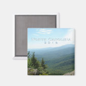 North Carolina State Koelkast Magnet Verander Jaar (Voorkant / Achterkant)