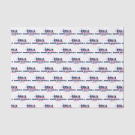 North Carolina State Pride Tissue Paper Tissuepapier