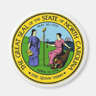 North Carolina State Seal Magneet