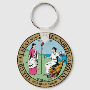 North Carolina State Seal Sleutelhanger