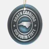 "North Carolina Steel 2" Keramisch Ornament (Links)