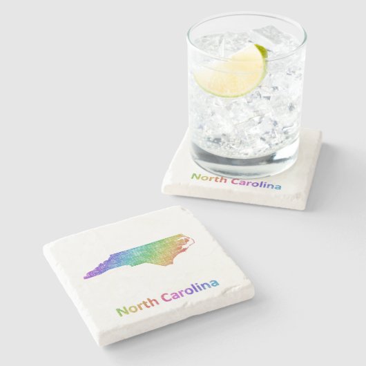 North Carolina Stenen Onderzetter (Zijkant)