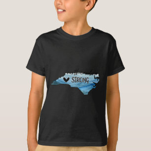 North Carolina sterk met NC staat en houden van No T-shirt
