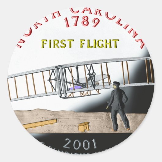 North Carolina Sticker (Voorkant)