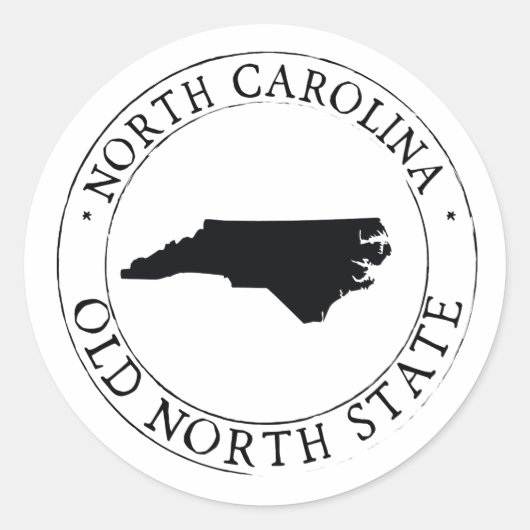 North Carolina Sticker Envelope Seal (Voorkant)