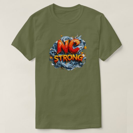 North Carolina Strong T-shirt (Design voorkant)