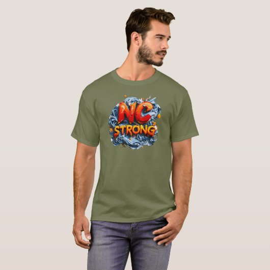 North Carolina Strong T-shirt (Voorkant volledig)