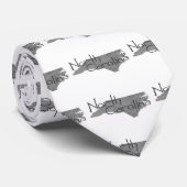 North Carolina Stropdas (Opgerold)