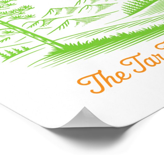 North Carolina Tar Heel State Cardinal Pine Tree  Poster (Hoek)