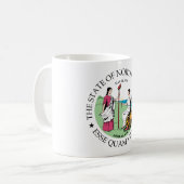 North Carolina-teken Koffiemok (Voorkant links)