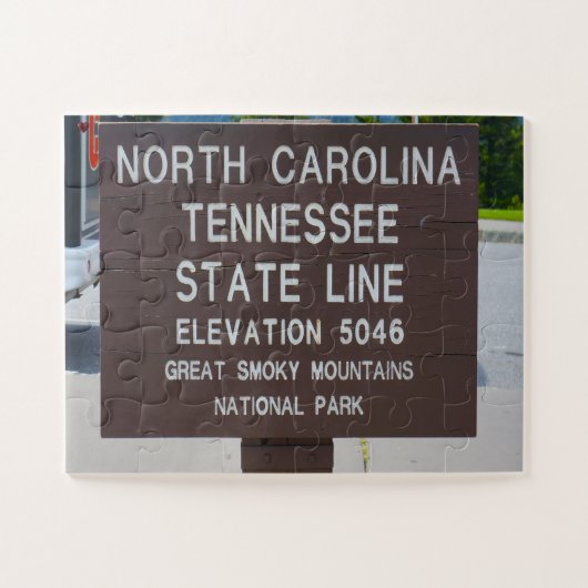 North Carolina Tennessee Legpuzzel (Horizontaal)