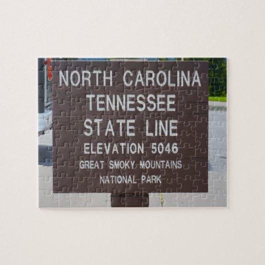 North Carolina Tennessee Legpuzzel (Horizontaal)