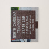 North Carolina Tennessee Legpuzzel (Verticaal)