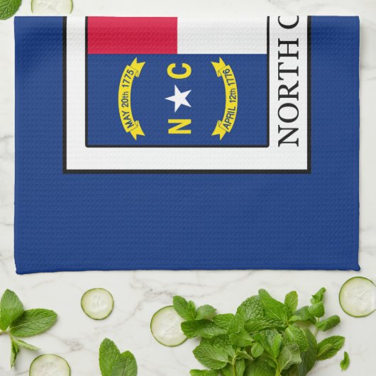 North Carolina Theedoek (Gevouwen)