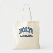 North Carolina - Throwback Design - Staat NC - Tote Bag (Voorkant)