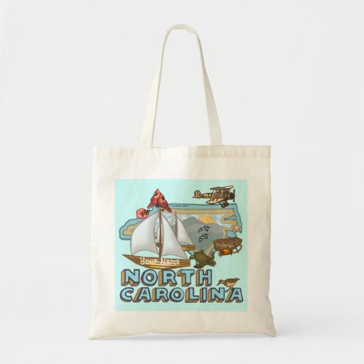 North Carolina Tote Bag (Voorkant)