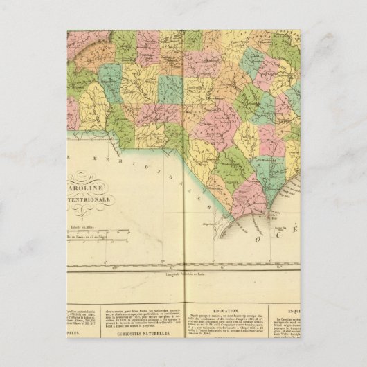 North Carolina US Briefkaart (Voorkant)