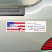 North Carolina, Verenigde Staten Bumpersticker (Op auto)