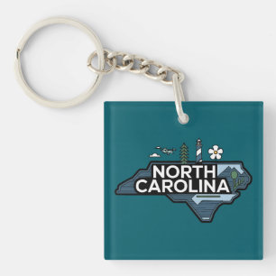 North Carolina, Verenigde Staten Sleutelhanger